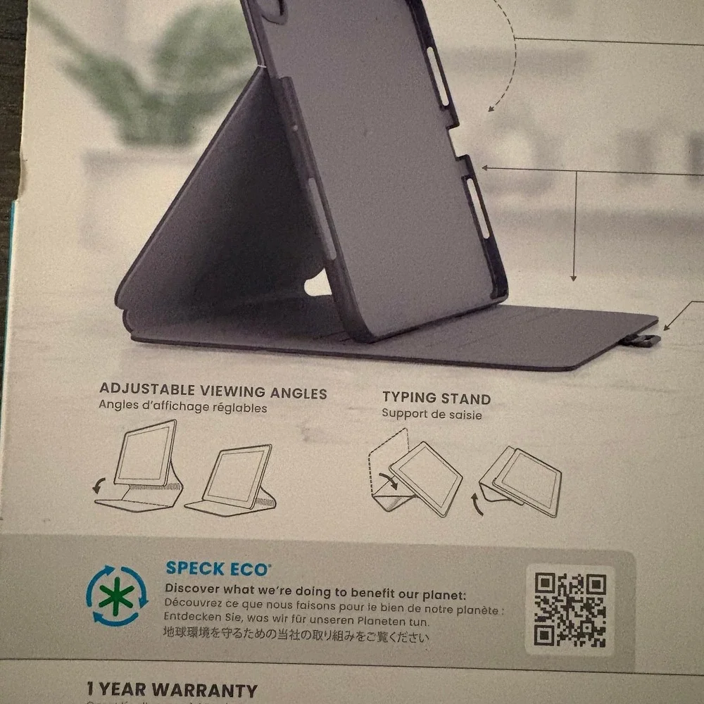 Speck Balance Polio IPad Case 2024 11 Inch Black NEW
